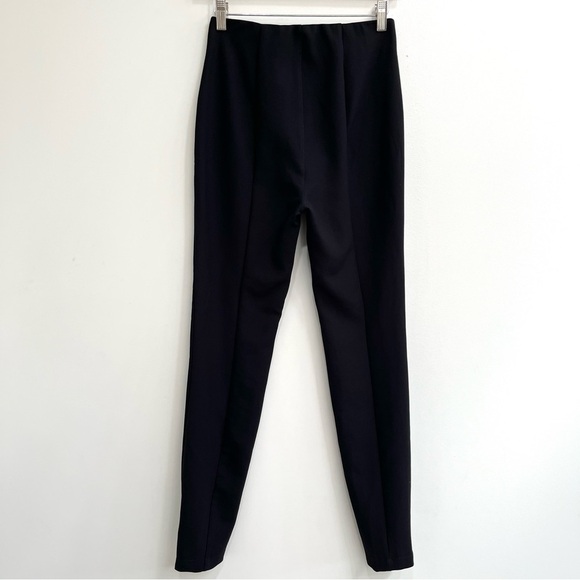 Cinq à Sept Women's Triv Pants Ponte Knit High Waisted Black Skinny Ankle Size 2 - Picture 3 of 12